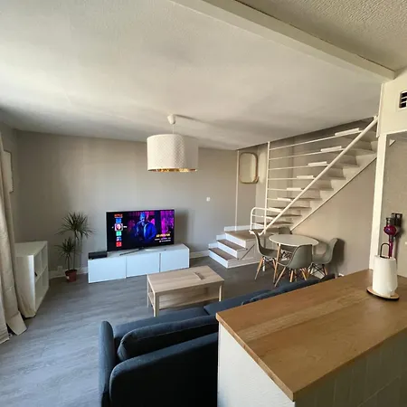 Alpes Nest -duplex 2 3 Lits Parking Gratuit Clim Mobile Lejlighed