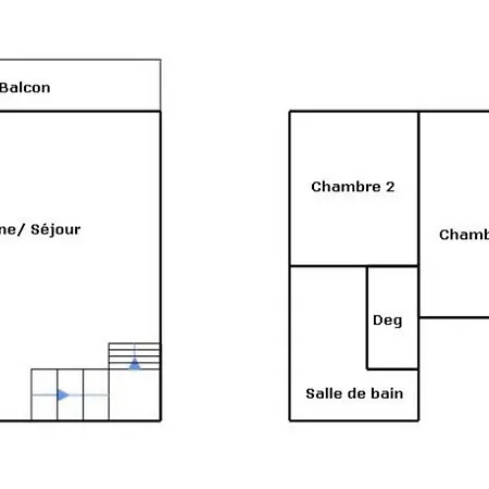 Lejlighed Alpes Nest -duplex 2 3 Lits Parking Gratuit Clim Mobile